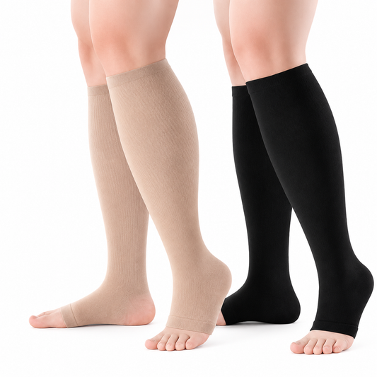 Half leg compression socks 15-20 mm Hg